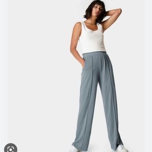 Sweaty Betty Move Freely Pique Pants in Steel Blue (size M/Long)